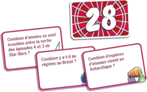 Jeu de société De 0 à 100 cartes