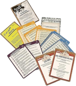 Jeu de société TTMC cartes