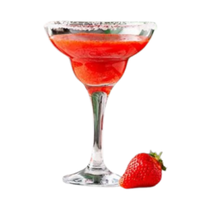 Cocktail avec alcool Daiquiri fraise