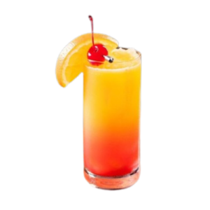 Cocktail avec alcool Tequila Sunrise