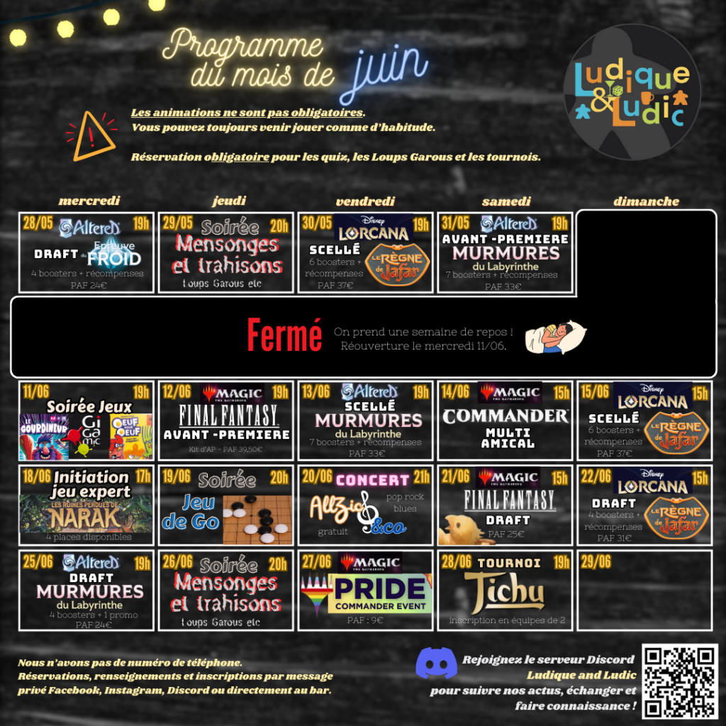 Programme Juin 2025