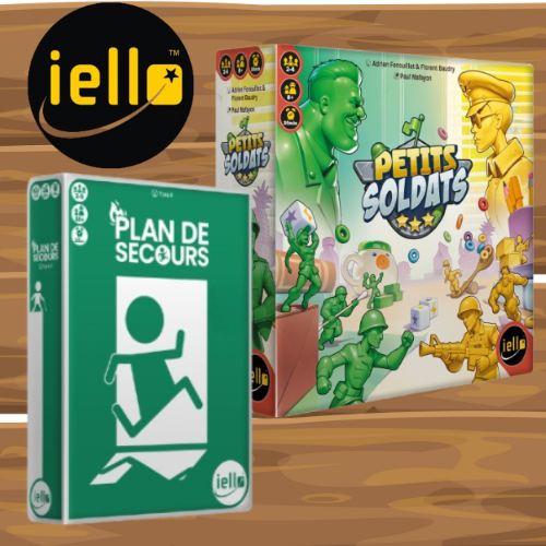 Jeux iello plan de secours et petits soldats