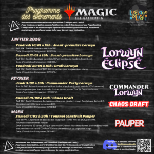 Programme Magic janvier 2026